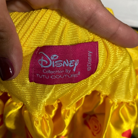 Disney Collection by Tutu Couture 2 pc set BELLE- 4/5T - Picture 7 of 9